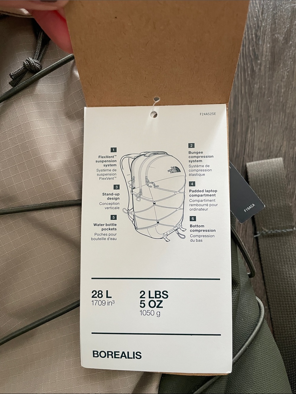 NWT North Face Borealis Backpack 28L - Picture 8 of 9